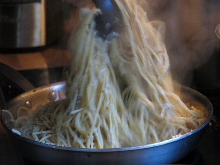Spaghetti cacio pepe